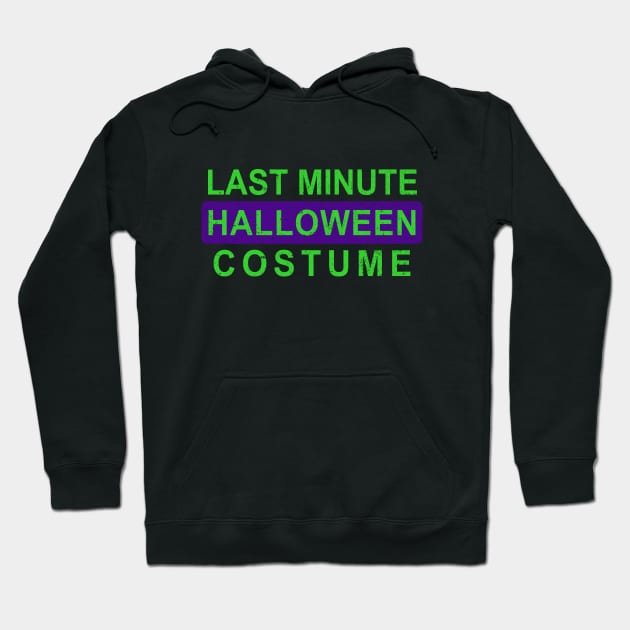 Last Minute Halloween Costume - Green Purple Hoodie by HalloweenTown